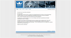 Desktop Screenshot of kaiser-service.com